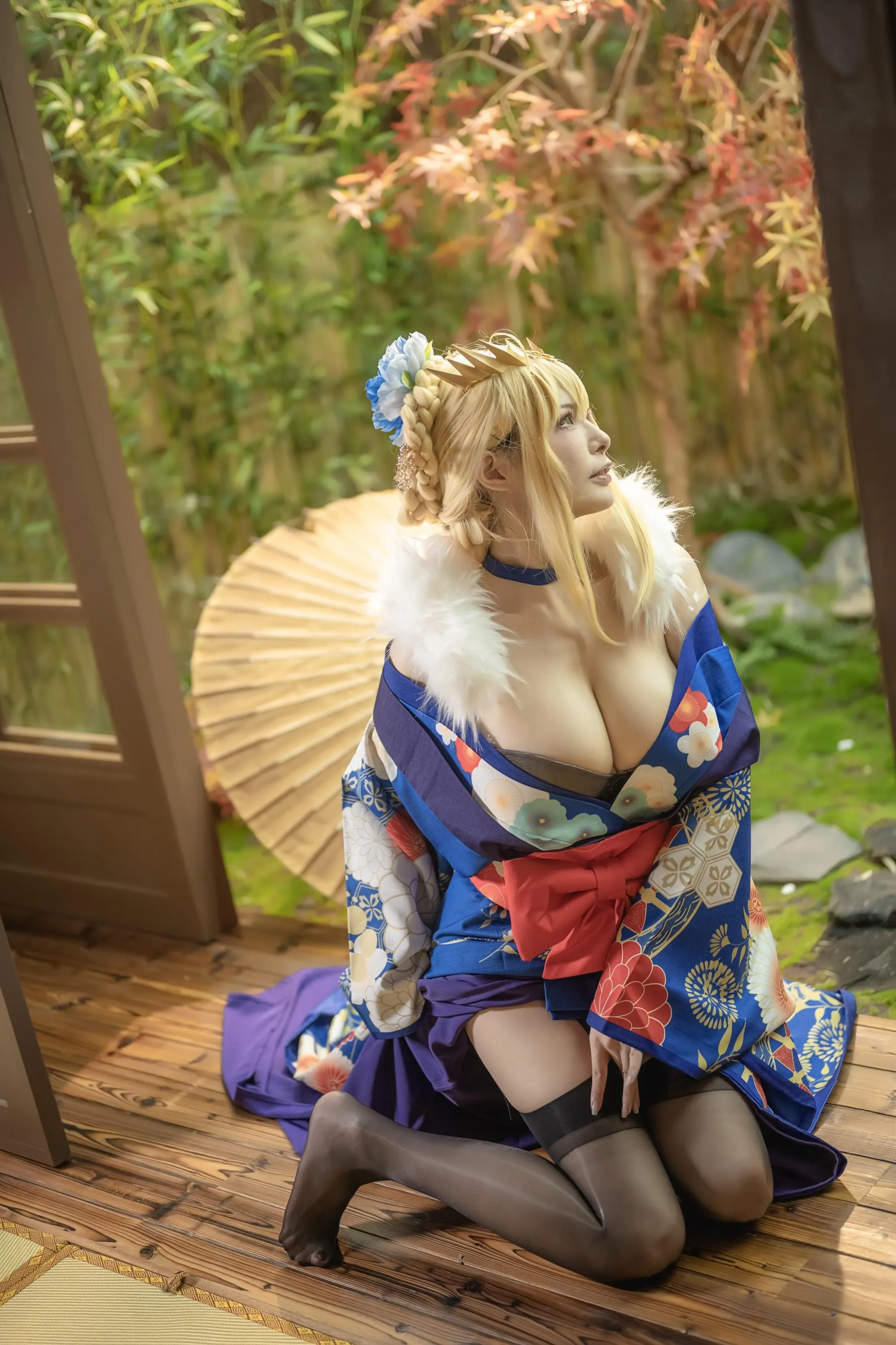 秋和柯基 – NO.056 白枪呆 同人和服 [46P]插图5